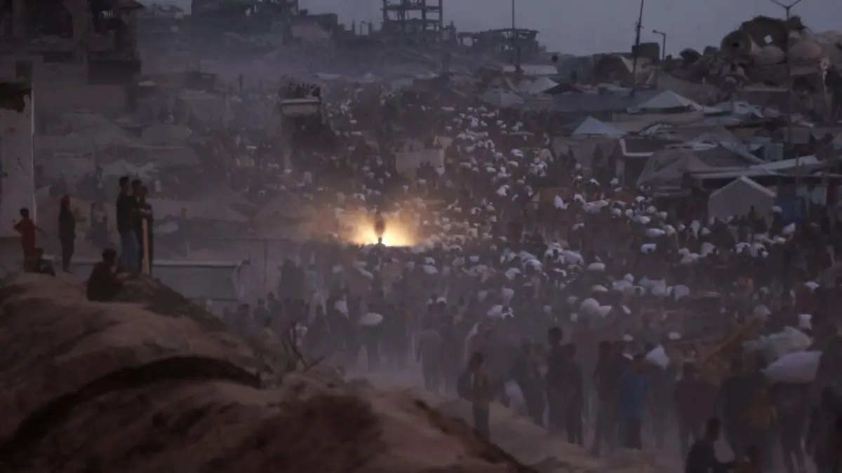 En esta foto podemos observar las últimas manifestaciones que han sucedido en Gaza. Imagen fuente externa.