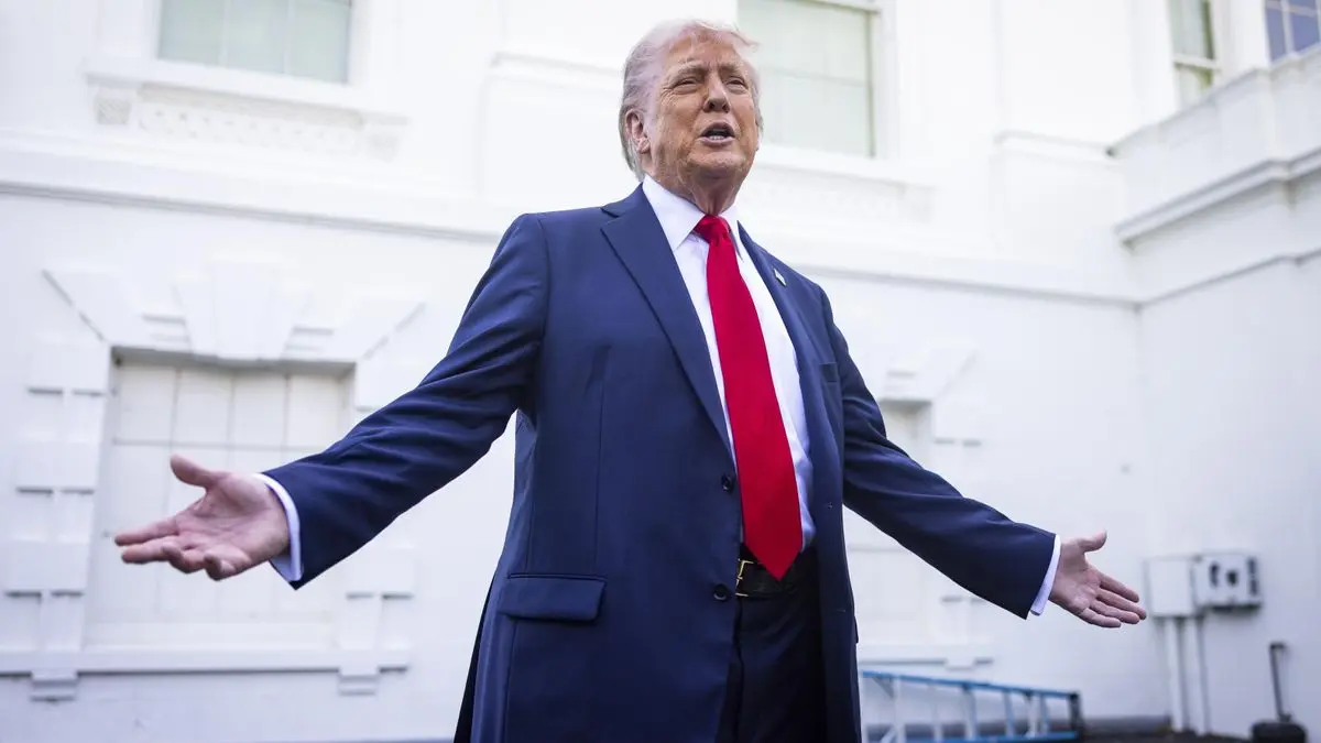 El presidente de Estados Unidos, Donald Trump.