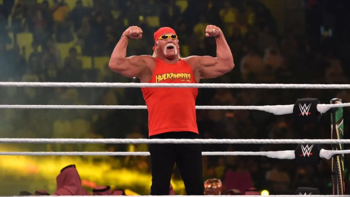 Hulk Hogan, leyenda de la lucha libre de la WWE.
