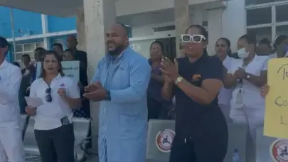 Enfermeras inician paro en San Francisco de Macorís en demanda de mejores condiciones laborales