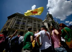Jóvenes católicos de países en guerra llegan a Roma en busca de esperanza