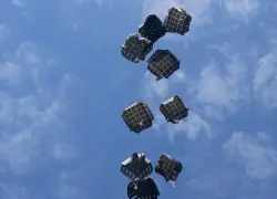 Ayuda humanitaria llega a Gaza gracias a la Fuerza Aérea y Alemania