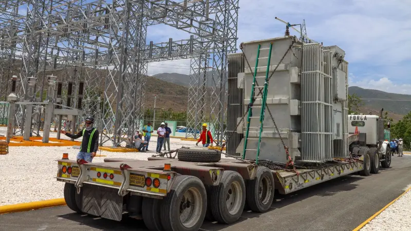 Edesur instala en Jimaní transformador de potencia para mejorar calidad y estabilidad del servicio eléctrico