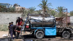 La sed se suma al hambre y agrava todavía más la situación de los habitantes de Gaza