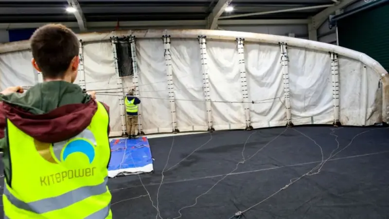 En Irlanda usan cometas gigantes para generar electricidad