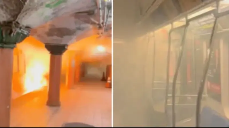 Investigación en curso tras incendio en tren PATH de Nueva York