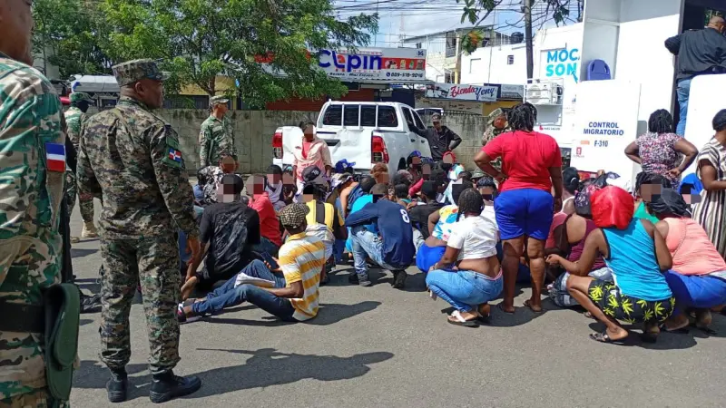 DGM intensifica operativos migratorios: más de 3,000 haitianos detenidos y deportados en todo el país
