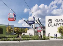 Avances y retrasos en construcción del teleférico Santo Domingo Oeste