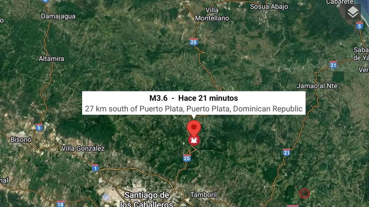 Epicentro del sismo