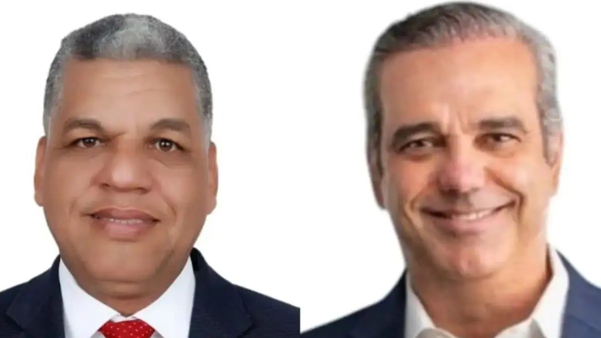 Ramón Emilio Goris y el presidente Luis Abinader.