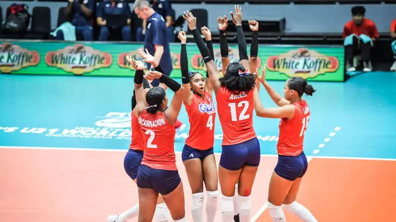 Voleibol RD vence 3-1 a México en Mundial U-21