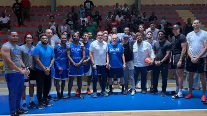 Fedombal y equipo nacional de baloncesto realizan entrenamientos en Haina