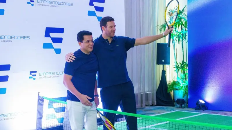 David Collado y Juan Martín Del Potro resaltan RD como destino para turismo deportivo.