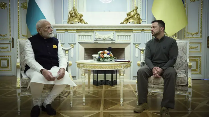Zelenski habla con Modi y señala la importancia de que la India apoye a Kiev hacia la paz