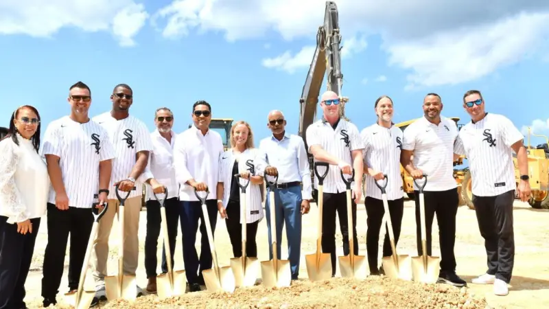 Chicago White Sox inicia construcción de moderna academia de béisbol en RD con inversión de 12 millones de dólares