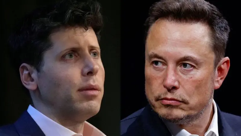 Polémica entre Elon Musk y Sam Altman por competencia en Apple