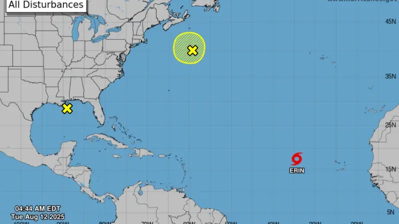 Pronóstico: Erin amenaza con convertirse en huracán