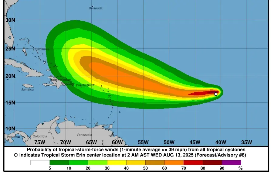 Activan el estado portuario Whiskie en puertos de Puerto Rico e Islas Vírgenes por Erin