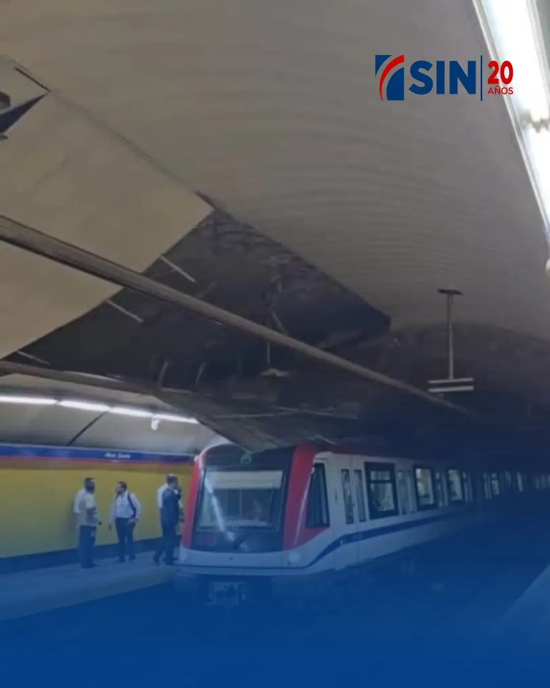 Metro de Santo Domingo restablece servicio tras corrección de plafón en estación Rosa Duarte