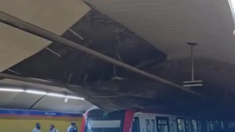 Metro de Santo Domingo restablece servicio tras corrección de plafón en estación Rosa Duarte