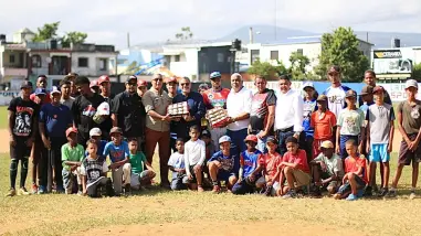 Junior Noboa y MLB entregan remozado Estadio Palmarito en Bonao