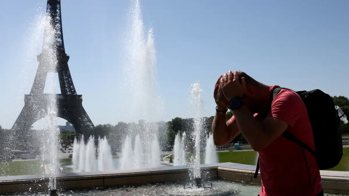 Ola de calor en Francia.