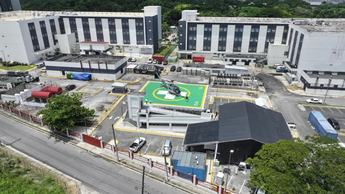 El Gobierno pone en marcha un helipuerto en complejo hospitalario