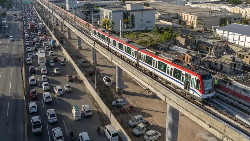OPRET avanza en la Línea 2C del Metro de Santo Domingo