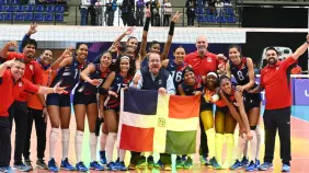 Equipo voleibol femenino, bronce en Panam Junior Asunción