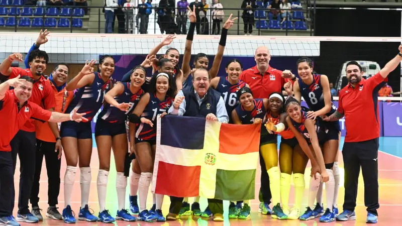 Equipo de voleibol femenino de RD gana bronce en Panam Junior
