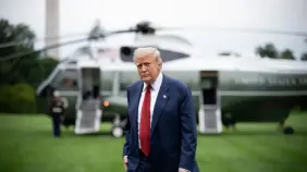 Trump viaja a la cumbre con Putin en Alaska acompañado de la cúpula de su gabinete