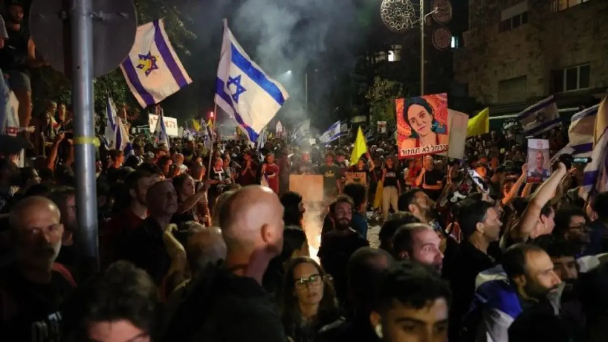 Al menos 38 detenidos en protestas en Israel.