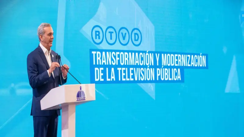 Presidente Abinader presenta la transformación y modernización de la televisión pública, RTVD Canal 4