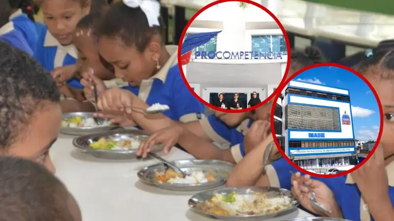 Pro-Competencia pone bajo investigación a cuatro suplidores por presunta colusión en licitación del almuerzo escolar