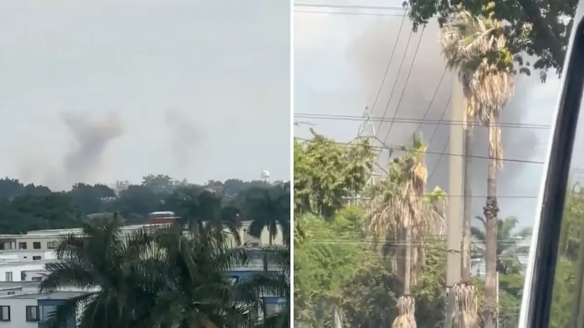 Dos fuertes explosiones en inmediaciones de la base aérea de la ciudad colombiana de Cali