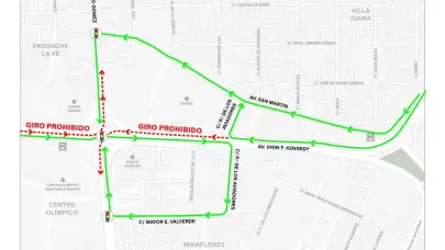 Gabinete de Transporte implementará cuarta fase de restricción de giros a la izquierda en la John F. Kennedy y la 27 de Febrero