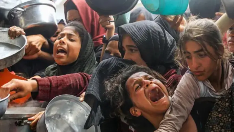 Oficialmente, la ONU declaró la hambruna en la Ciudad de Gaza