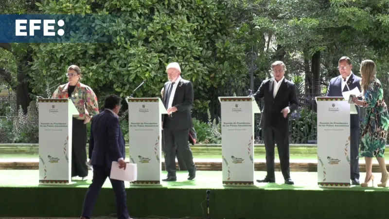 La cumbre amazónica concluye en Bogotá con pactos para acelerar la acción climática