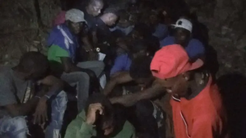 Detienen haitianos indocumentados ocultos en matorrales en Azua
