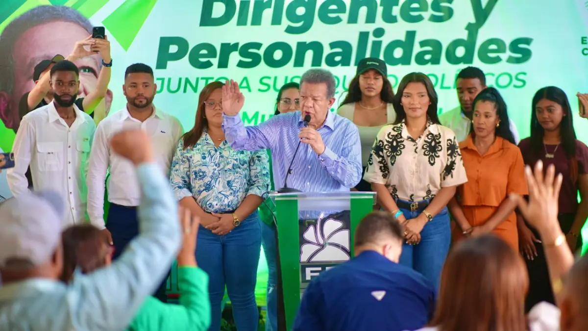 El expresidente Leonel Fernández.