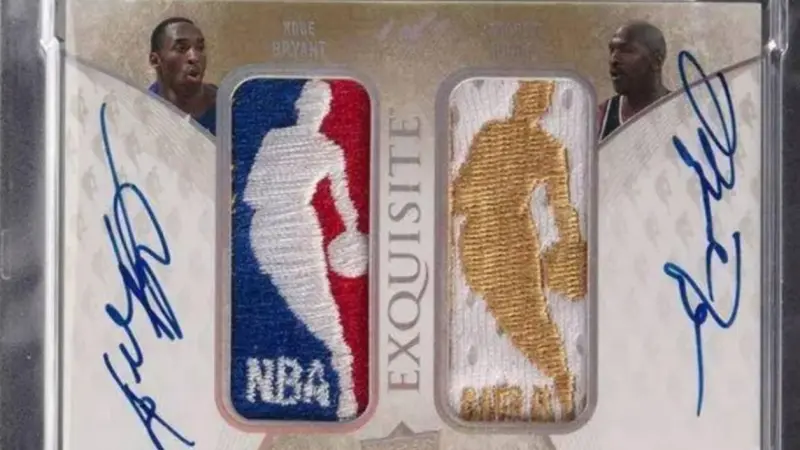 Cromo de Kobe Bryant y Michael Jordan es segundo coleccionable deportivo más caro de la historia