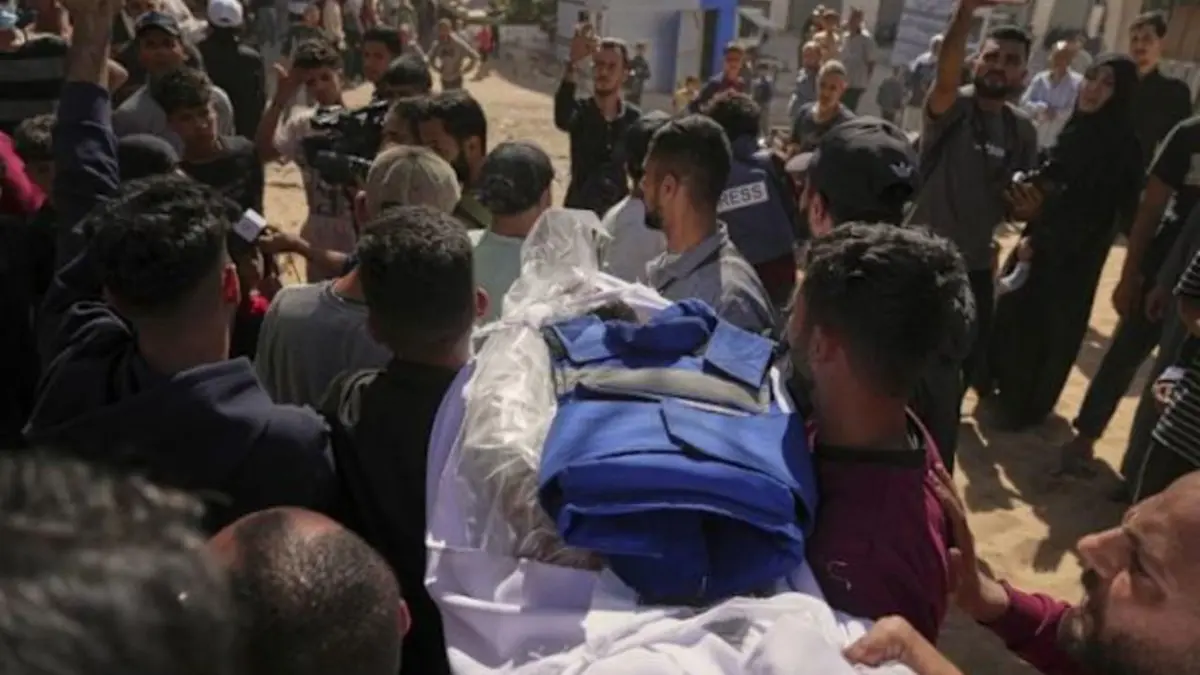 Suben a 5 los periodistas gazatíes muertos
