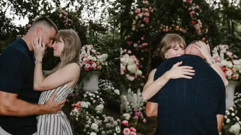 Taylor Swift y Travis Kelce anuncian su compromiso en Instagram