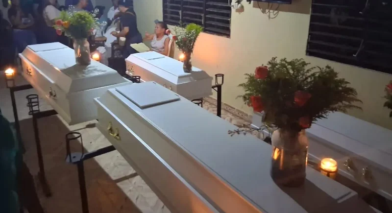 Entierran a madre e hijos en Cotuí tras envenenamiento