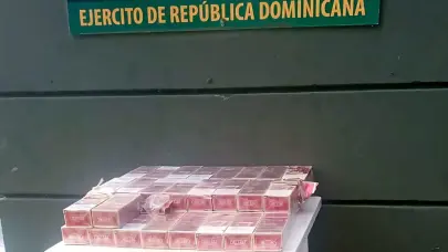Ej&eacute;rcito ocupa contrabando de cigarrillos en San Juan de la Maguana y Montecristi