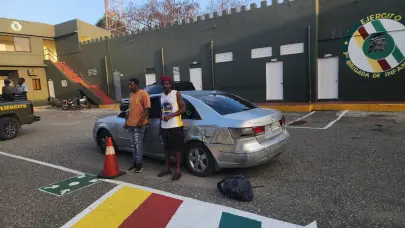 Ejército detiene a hombre que llevaba extranjero indocumentado oculto en el baúl de un vehículo