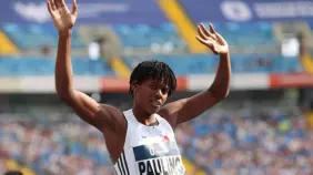 Marileidy Paulino llega de segundo lugar en la final de los 400 metros de la Liga Diamante