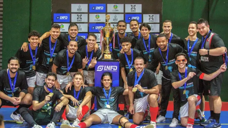 Turia FC obtiene título en la Liga Nacional de Fútbol Sala Dominicana