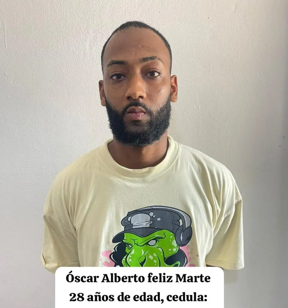 Detenido Óscar Alberto Féliz Marte (a) Barba Negra,