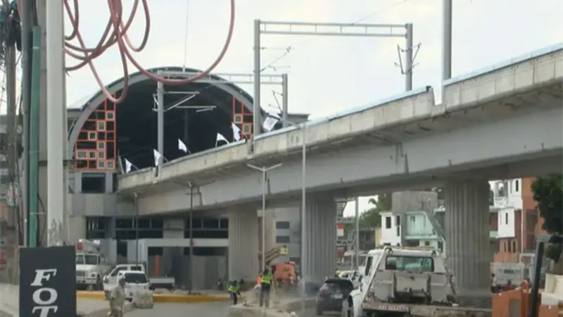 Metro de Los Alcarrizos se deteriora antes de ser inaugurado